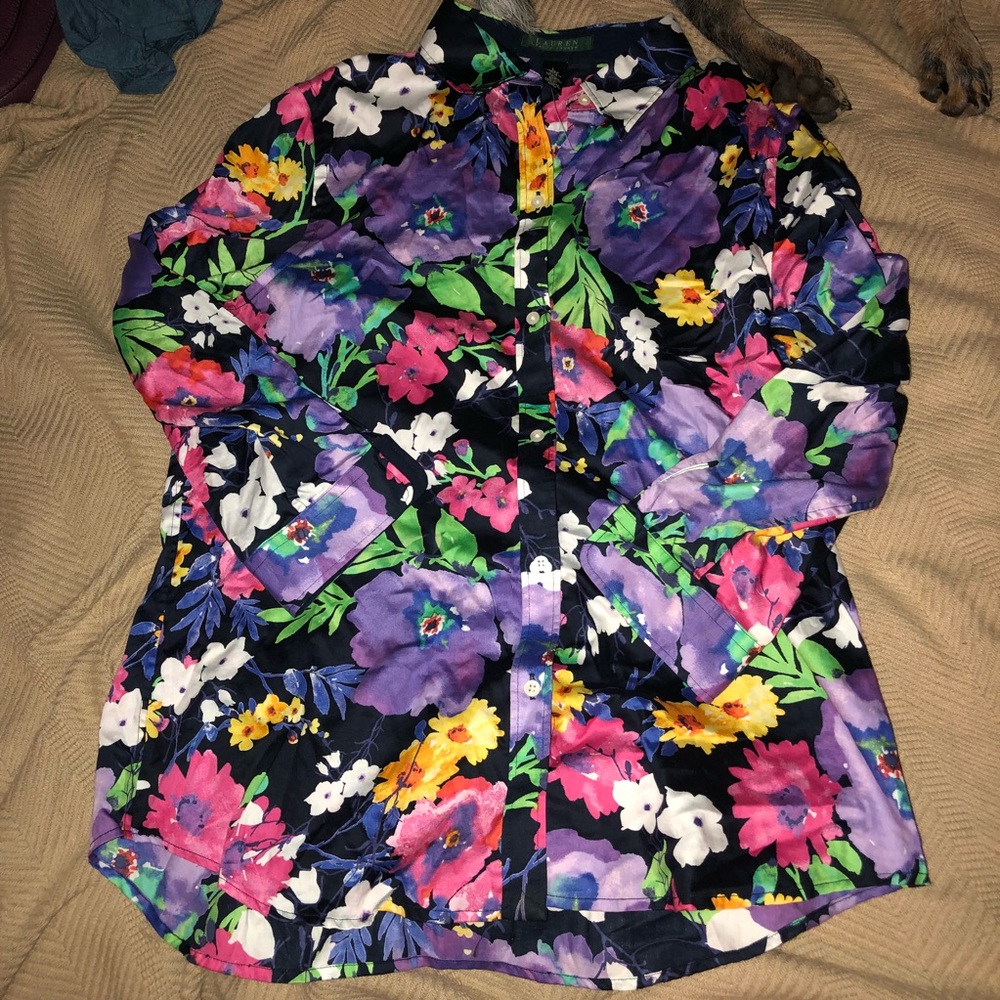 Ralph Lauren Floral Button Down